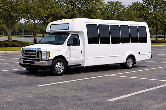 20-passenger minibus available for charter in Wilmington, NC