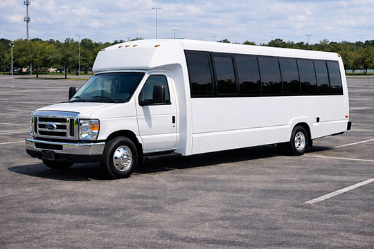 25-passenger minibus available for charter in Wilmington, NC